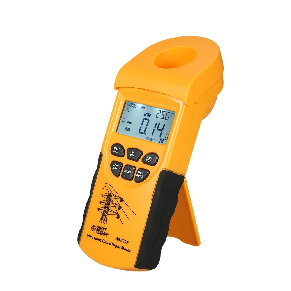 1. Handheld Digital LCD Ultrasonic Cable Height Meter