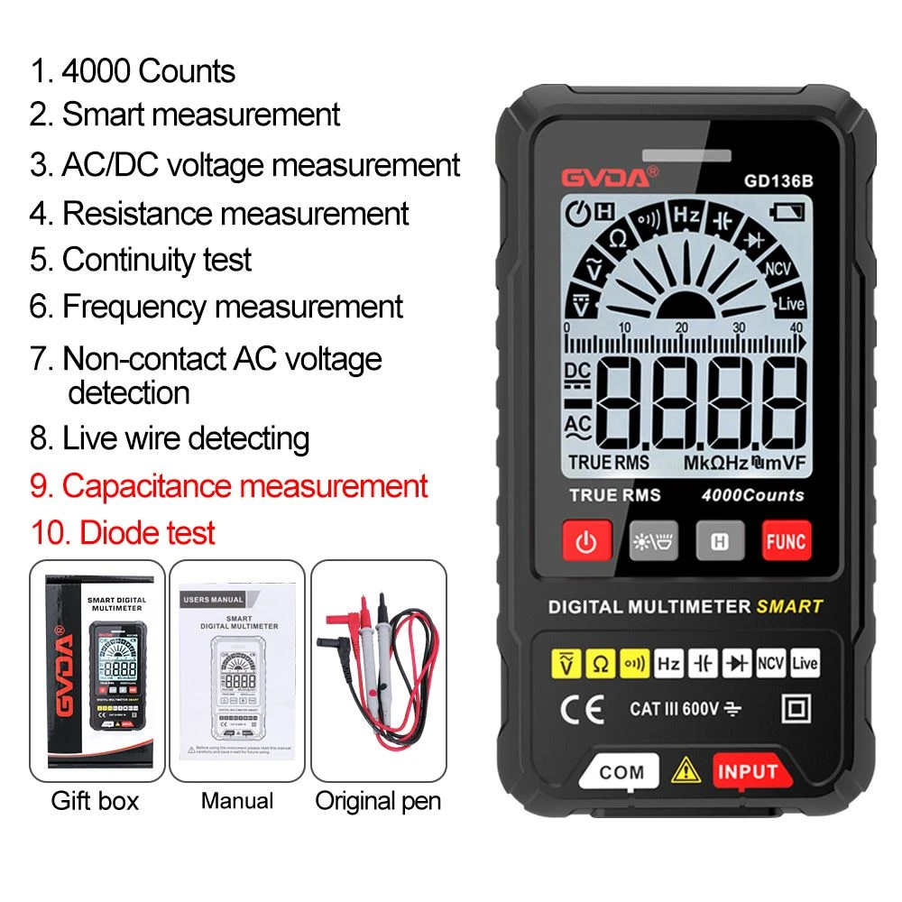 Professional digital multimeter