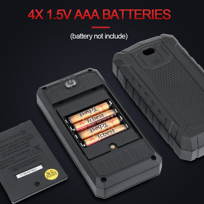 3. Digital Multimter AAA battery - 