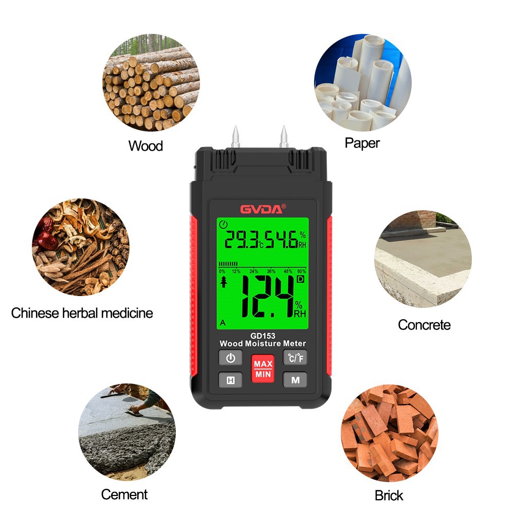 Cement moisture meter