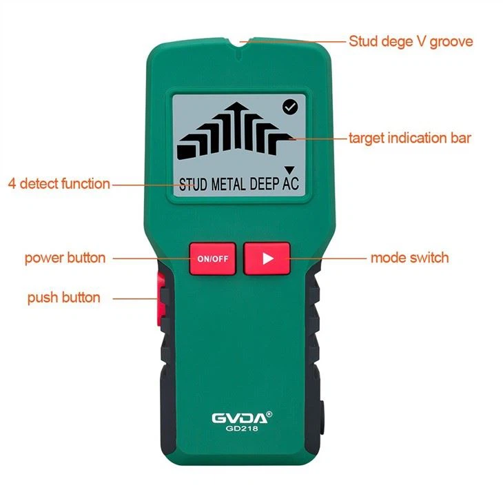 Multi-Detector Stud Metal Deep AC Wire Finder