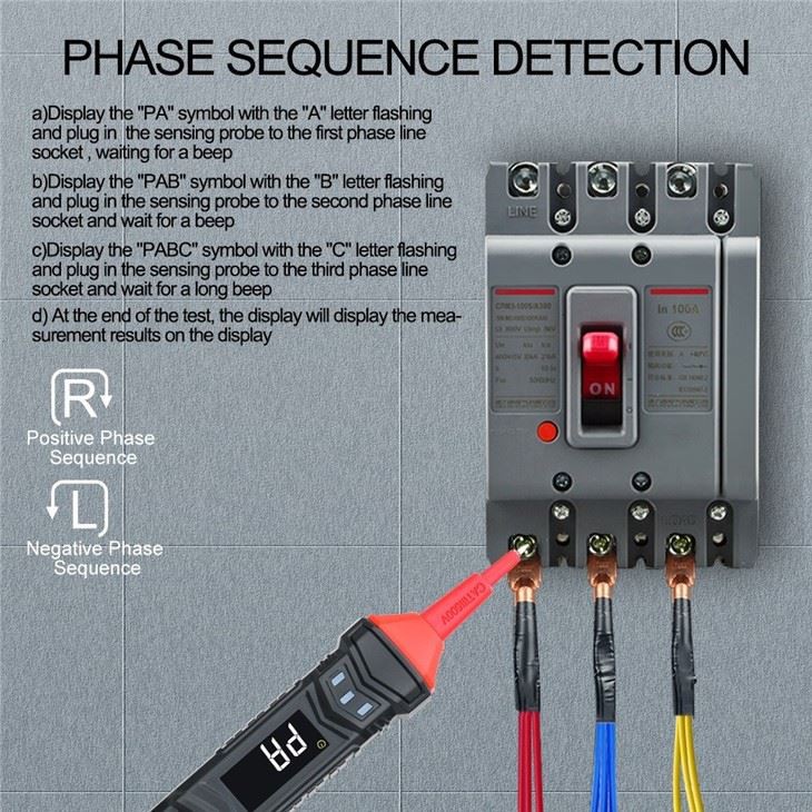 Digital Pen Type Smart Multimter Ture Rms