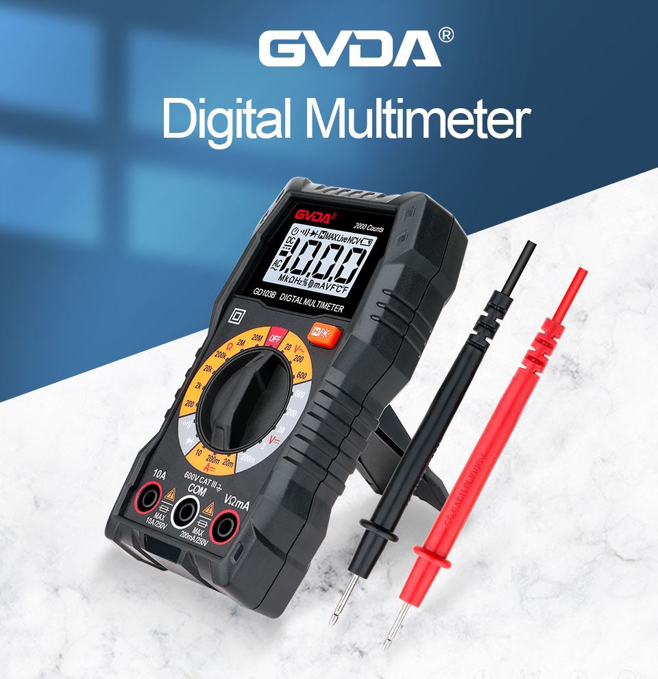 Панель приборов Китай GVDA Бюджетная модель Цифровой мультиметр GD103B