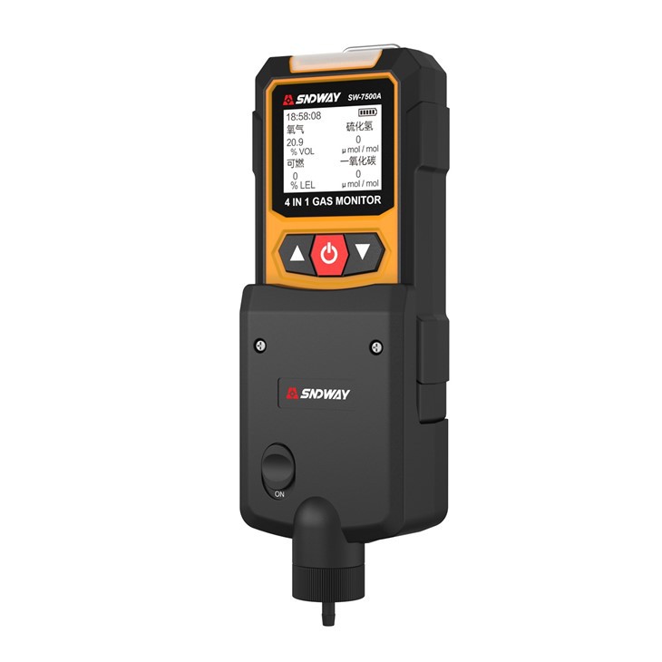 H2S O2 CO EX 4 Gas Monitor With Air Pump